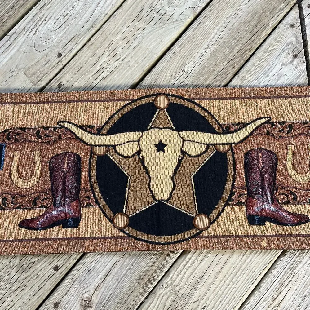 The Manual Woodworkers & Weavers Inc. Texas Theme Table runner 12 X 72